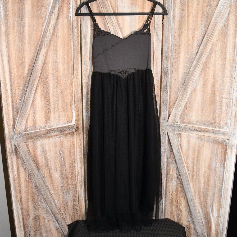 Free People Intimately Mesh  Tulle Slip Dress